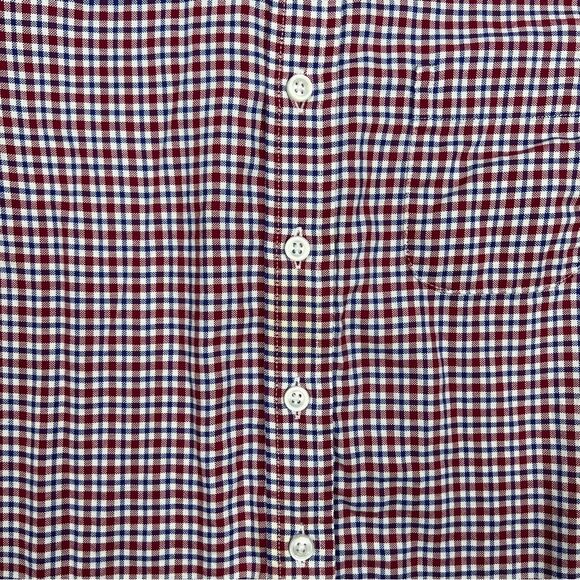 Class Club Boys Long Sleeve Dress Shirt Size 10/12 Red and White - Picture 3 of 6